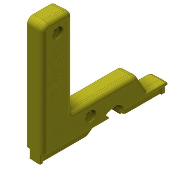 Robuste Halterung für Bambus im Garten, langlebig und wetterfest.