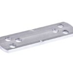 Aluminium-Montageplatte, geeignet für Bambus- und Holzrahmen, langlebig und stabil.