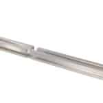 Aluminium-Gleitleisten für Bambusrollos, langlebig und leichtgängig.
