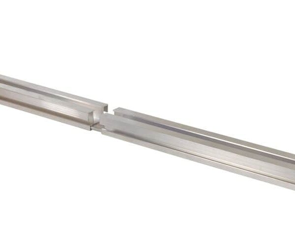 Aluminium-Gleitleisten für Bambusrollos, langlebig und leichtgängig.